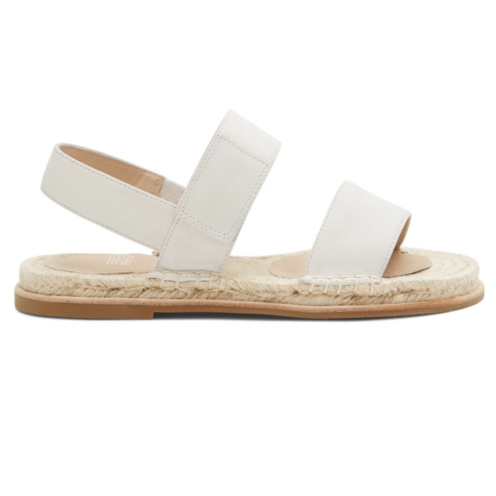 Eileen Fisher Max Espadrille Sandal In Washed Leather